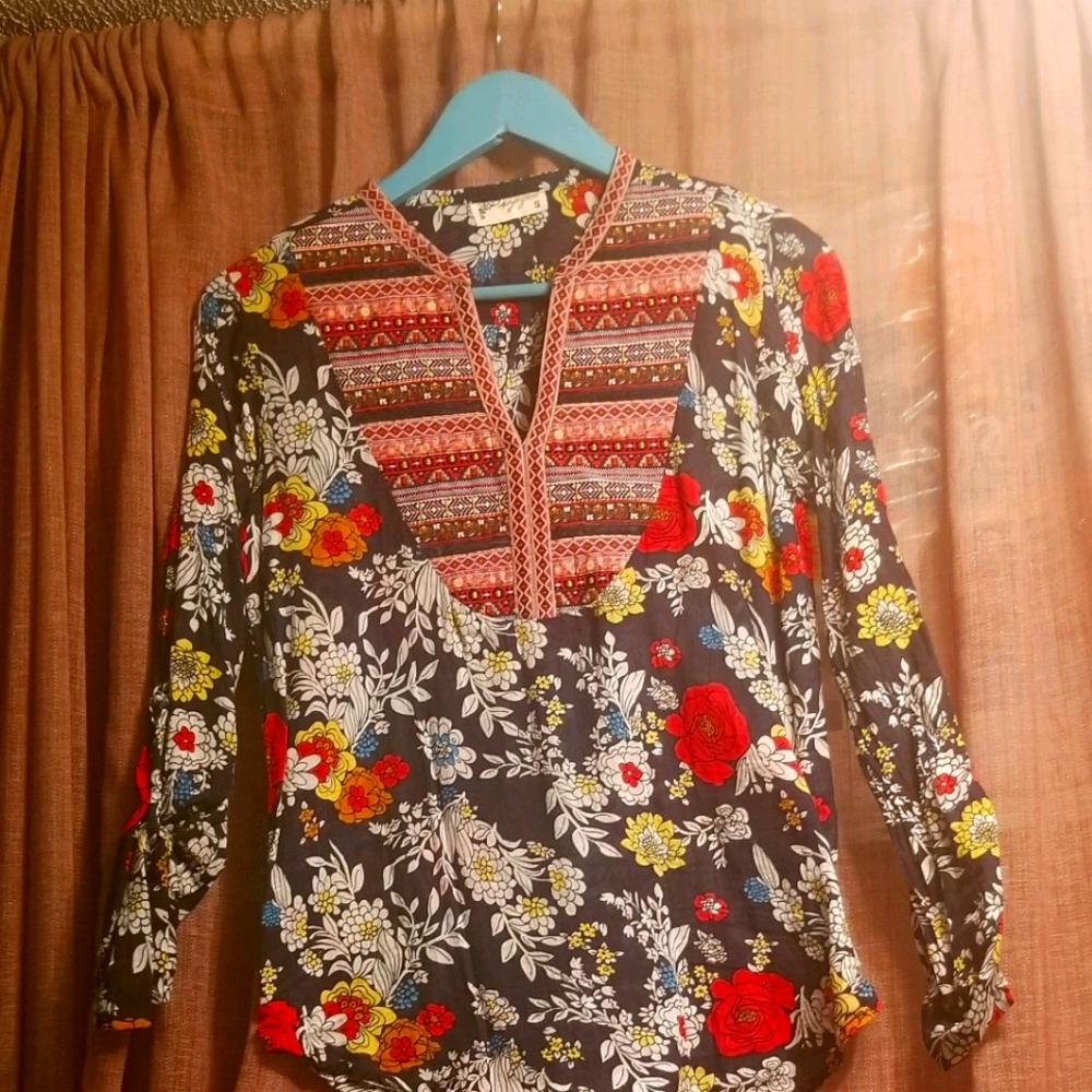Floral tunic